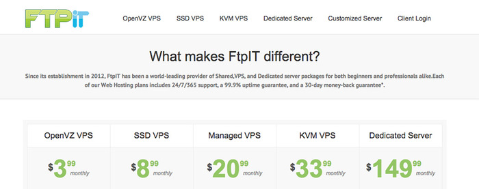 ftpit 便宜SSD VPS主机