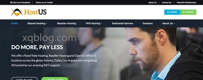 HostUS海外VPS主机/1G内存/多个数据中心供选择/年付25美元起-VPS推荐网