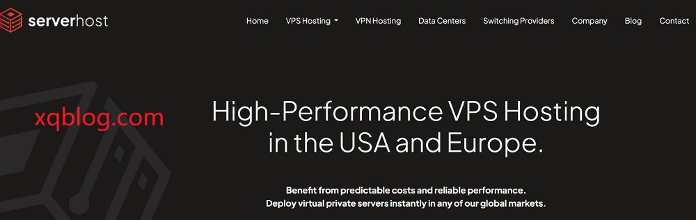 ServerHost美国VPS主机/2G内存/1Gbps峰值带宽/年付17.66美元起-VPS推荐网